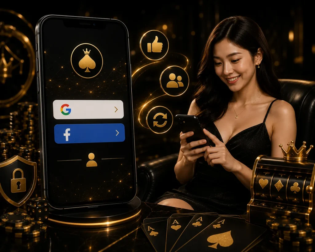 windream Glamorous casino-themed smartphone experience
