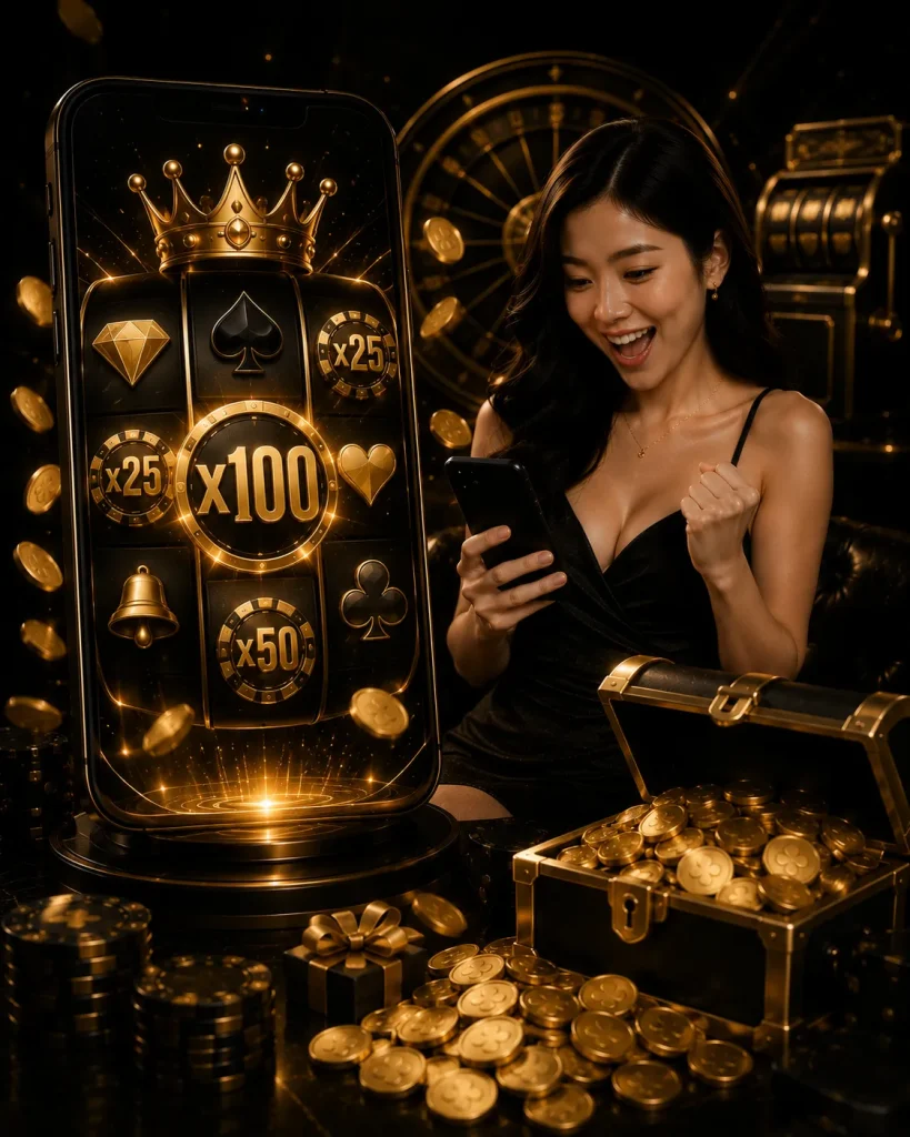 windream Glamorous casino win celebration moment