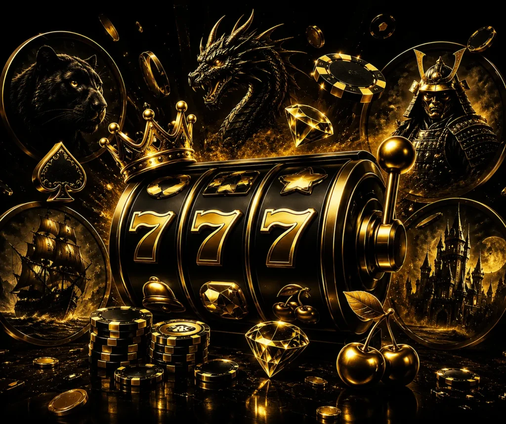 windream Golden casino fantasy with samurai guardian