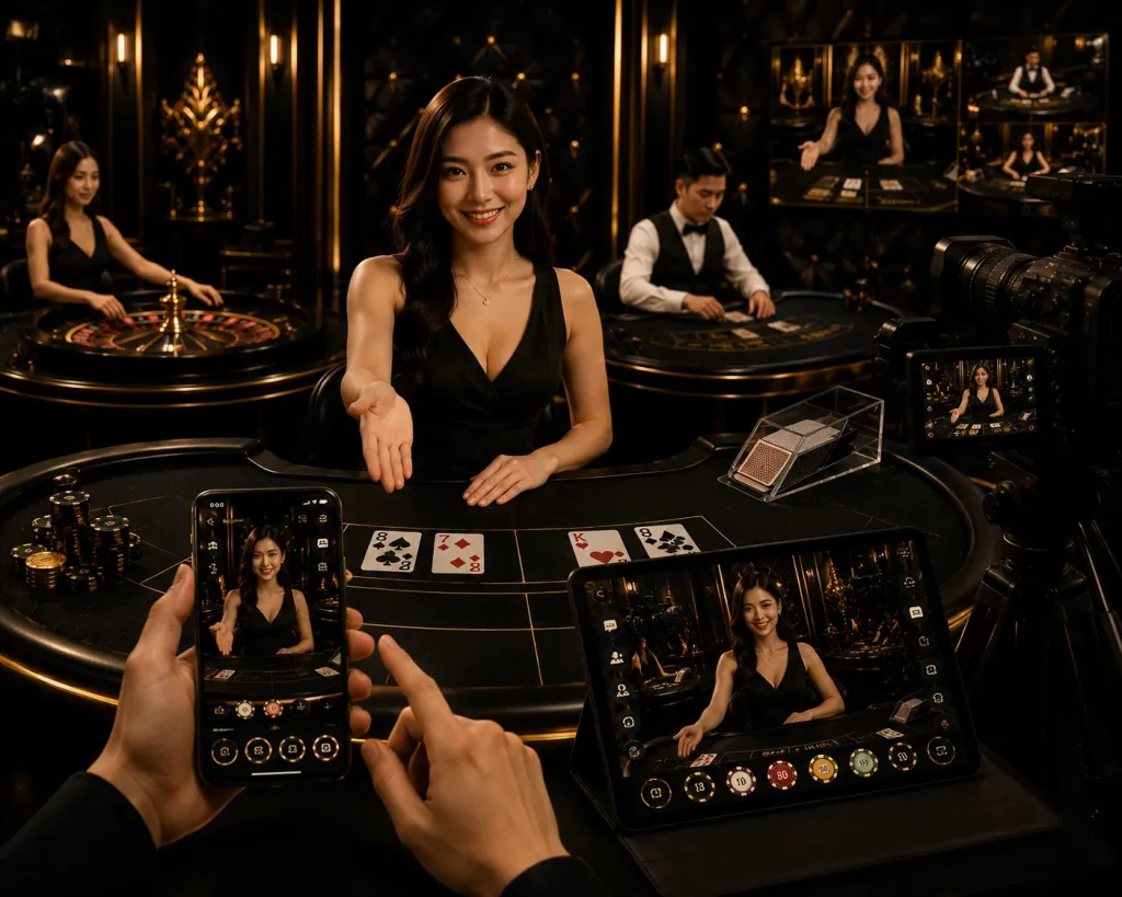 windream Luxurious live casino studio experience