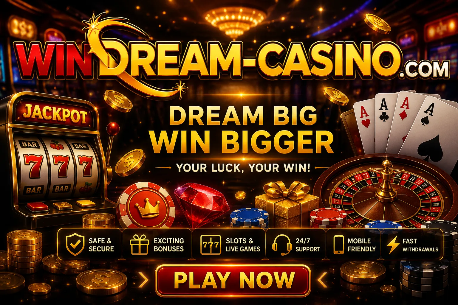 win dream Dream big, win bigger now!